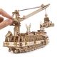 Ugears - 3D puzzle meccanico in legno Nave da ricerca