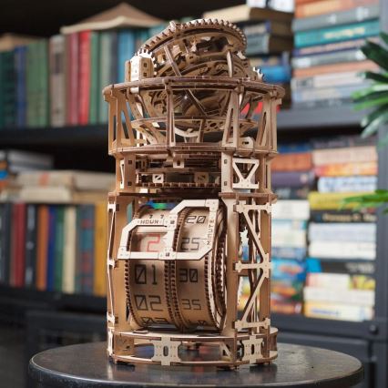 Ugears - 3D puzzle meccanico in legno Orologio con tourbillon