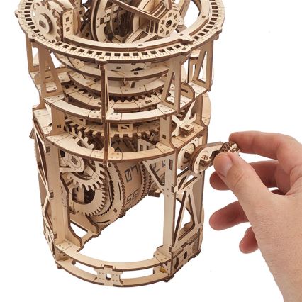 Ugears - 3D puzzle meccanico in legno Orologio con tourbillon