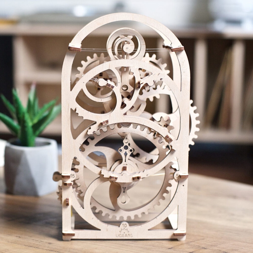 Ugears - 3D puzzle meccanico in legno Orologio