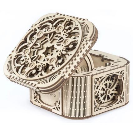 Ugears - 3D puzzle meccanico in legno Scatola per gioielli