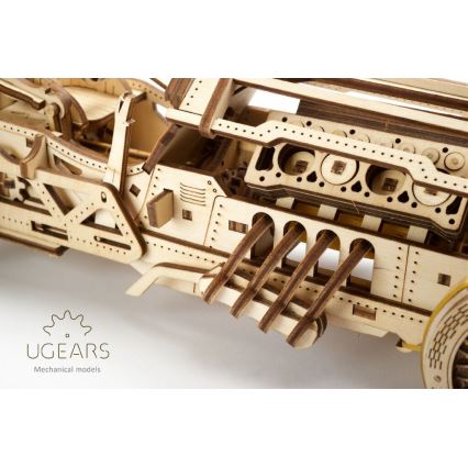 Ugears - 3D puzzle meccanico in legno U9 Macchina Grand Prix