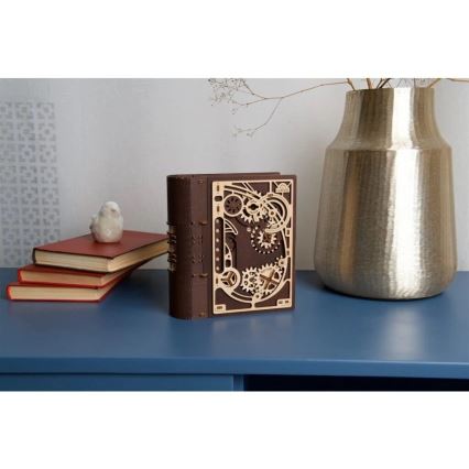 Ugears - Puzzle meccanico 3D in legno Libro dei Segreti