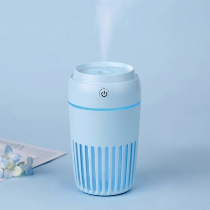 Umidificatore d'aria a LED RGB 300 ml LED/2W/5V blu