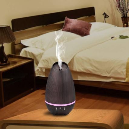 Umidificatore e ionizzatore d'aria a LED RGB 500 ml