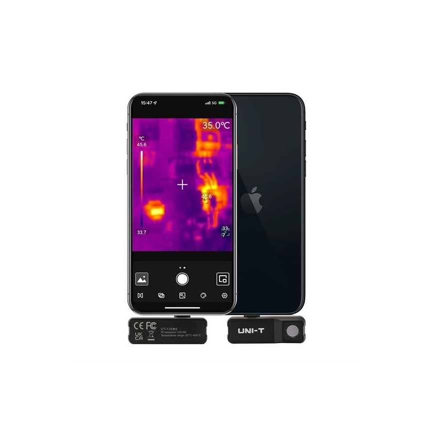 Uni-T - Camera termica luminosa per iPhone