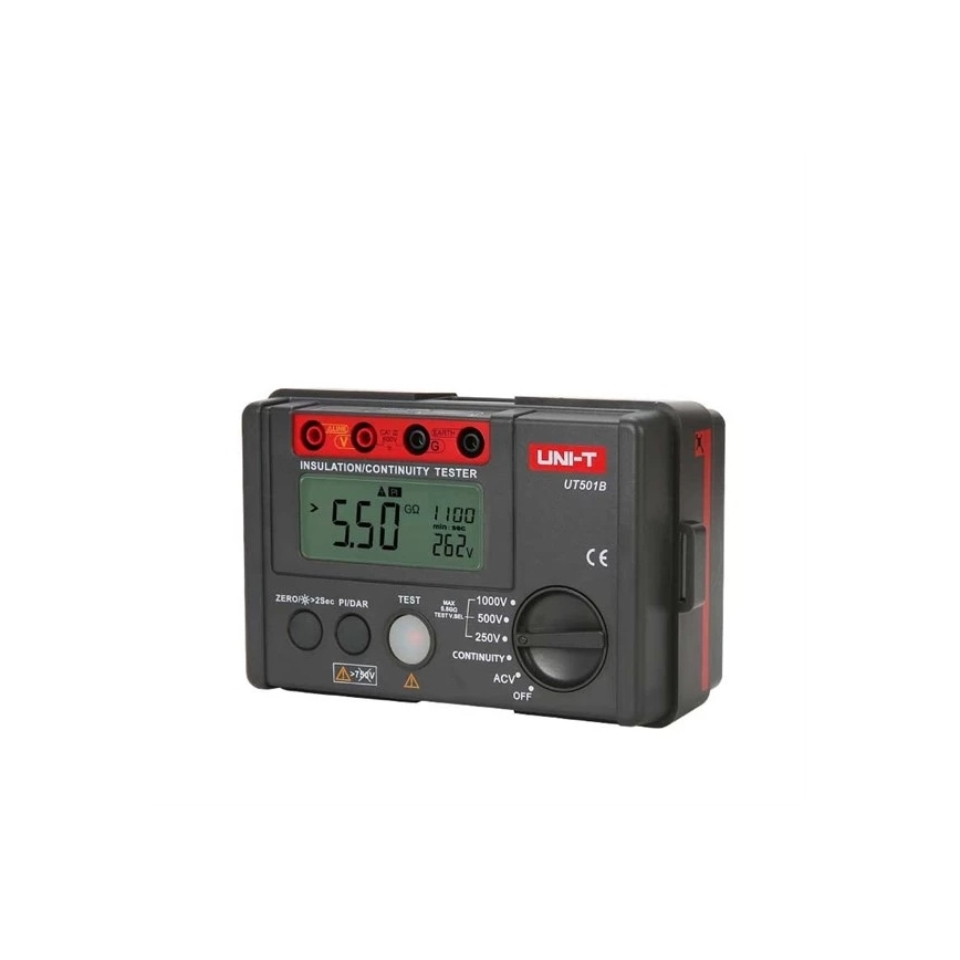Uni-T UT501B - Tester della resistenza d'isolamento, 6xAA