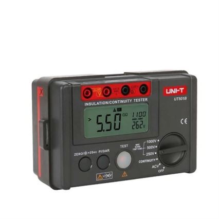 Uni-T UT501B - Tester della resistenza d'isolamento, 6xAA