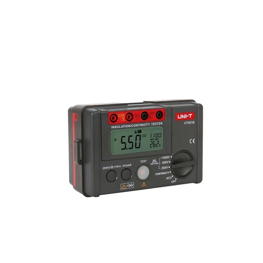 Uni-T UT501B - Tester della resistenza d'isolamento, 6xAA