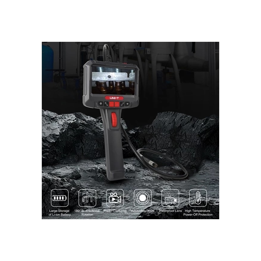 Uni-T UT663B - Endoscopio 3,7V 3000 mAh IP67 3m