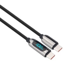 USB-C cavo con un display 100W 1m