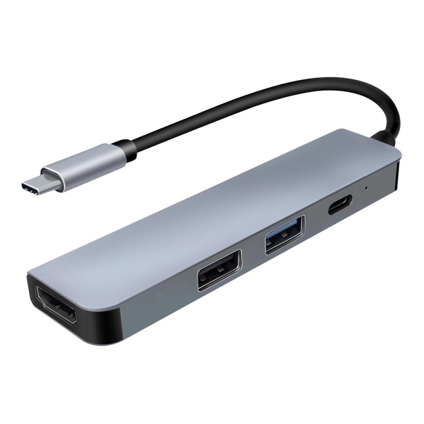 USB-C hub 4in1 Power Delivery 100W e HDMI 4K