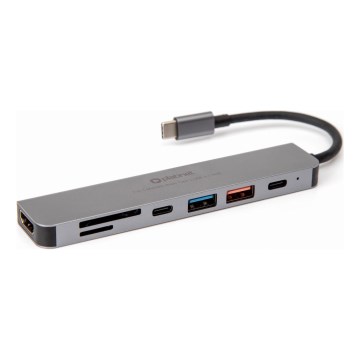USB hub 7in1 Power Delivery 100W HDMI 4K