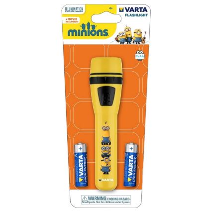 Varta 15610 - Torcia LED per bambini MINIONS LED/2xAA gialla