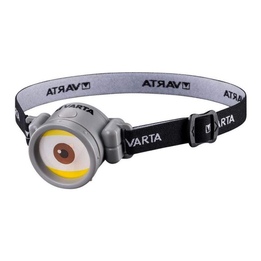 Varta 15611 - Lampada LED frontale per bambini MINIONS LED/5W/1xAAA