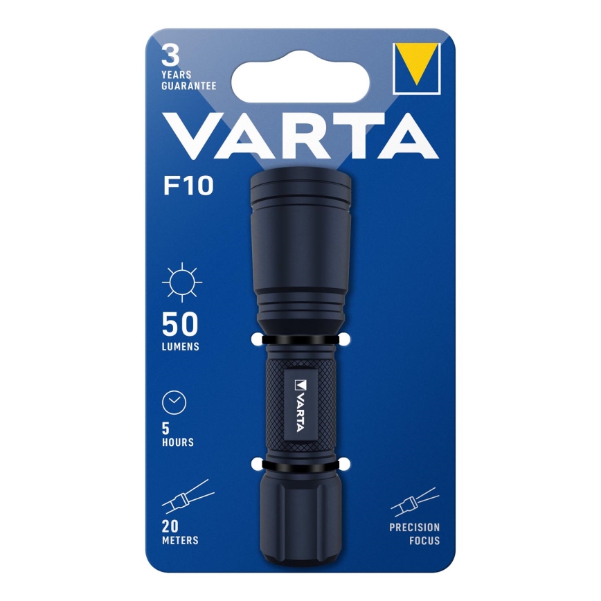Varta 15670101111 - Torcia LED F10 LED/1xAA