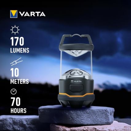 Varta 16550101111 - Lanterna da campeggio L10 LED/4xAA IP54