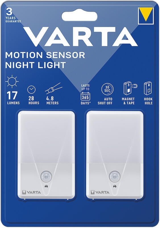 Varta 16624101402 - SET 2x Lampada LED orientativa con sensore NIGHT LIGHT LED/3xAAA
