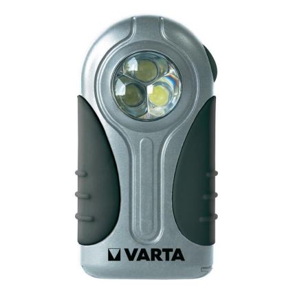 Varta 16647101421 - Torcia portatile a LED SILVER LIGHT LED/3xAAA