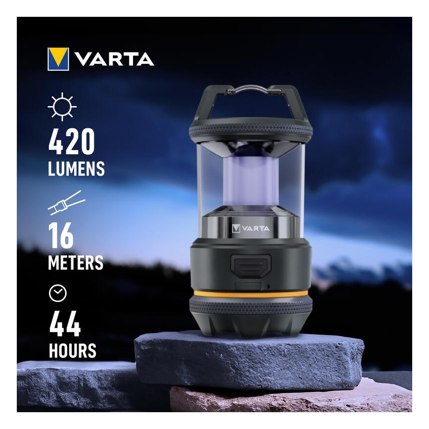 Varta 17550101111 - Lanterna da campeggio LED L20 LED/3,6V 2600 mAh IP54