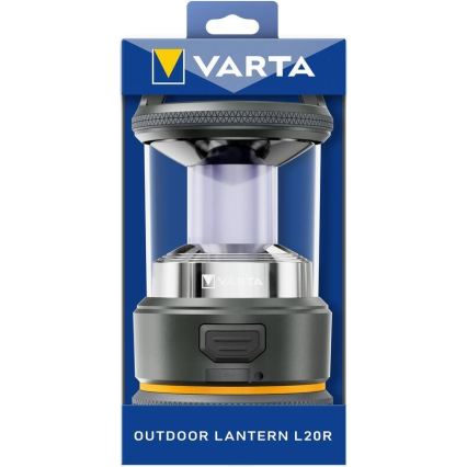 Varta 17550101111 - Lanterna da campeggio LED L20 LED/3,6V 2600 mAh IP54