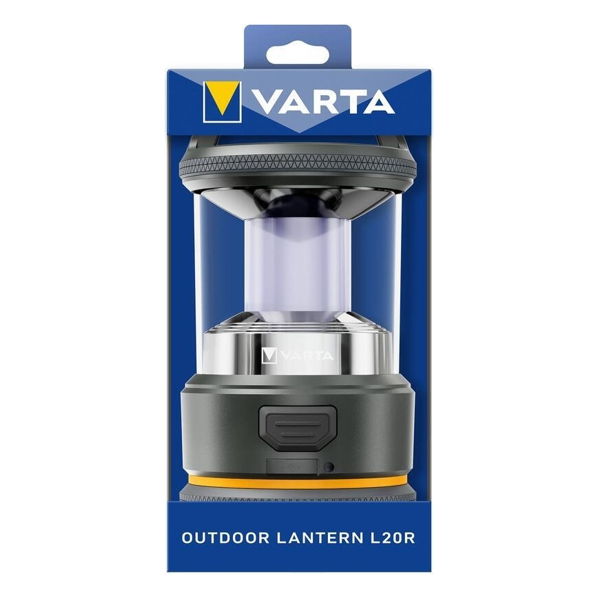 Varta 17550101111 - Lanterna da campeggio LED L20 LED/3,6V 2600 mAh IP54
