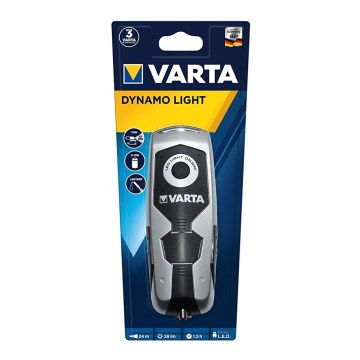 Varta 17680101401 - Torcia ricaricabile a LED DYNAMO LIGHT LED/120 mAh IPX4