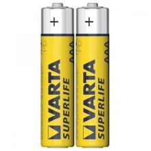 Varta 2003 - 2 pz Batteria a zinco-carbone SUPERLIFE AAA 1,5V