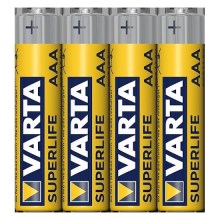Varta 2003101304 - 4 pz Batteria zinco carbone SUPERLIFE AAA 1,5V