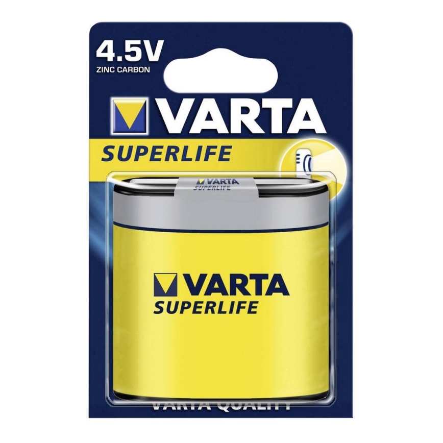 Varta 2012 - 1 pz Batteria a zinco-carbone SUPERLIFE 4,5V