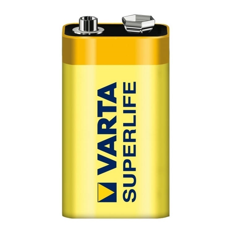 Varta 2022 - 1 pz Batteria a zinco-carbone SUPERLIFE 9V