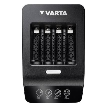 Varta 40084 - Caricatore intelligente LCD ULTRA FAST+ 4xNiMH AA 2100 mAh 230V