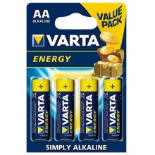 Varta 4106 - 4 pz Batteria alcalina ENERGY AA 1,5V