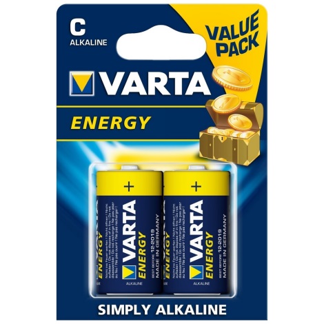 Varta 4114 - 2 pz Batteria alcalina ENERGY C 1,5V