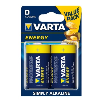 Varta 4120 - 2 pz Batteria alcalina ENERGY D 1,5V
