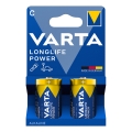 Varta 4914121422 - 2 pezzi Batterie alcaline LONGLIFE POWER LR14/C 1,5V