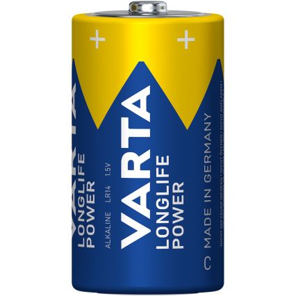 Varta 4914121422 - 2 pz Batteria alcalina LONGLIFE POWER LR14/C 1,5V
