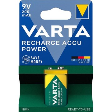 Varta 56722101401 - 1 pz Batteria ricaricabile ACCU Ni-MH/200 mAh/9 V