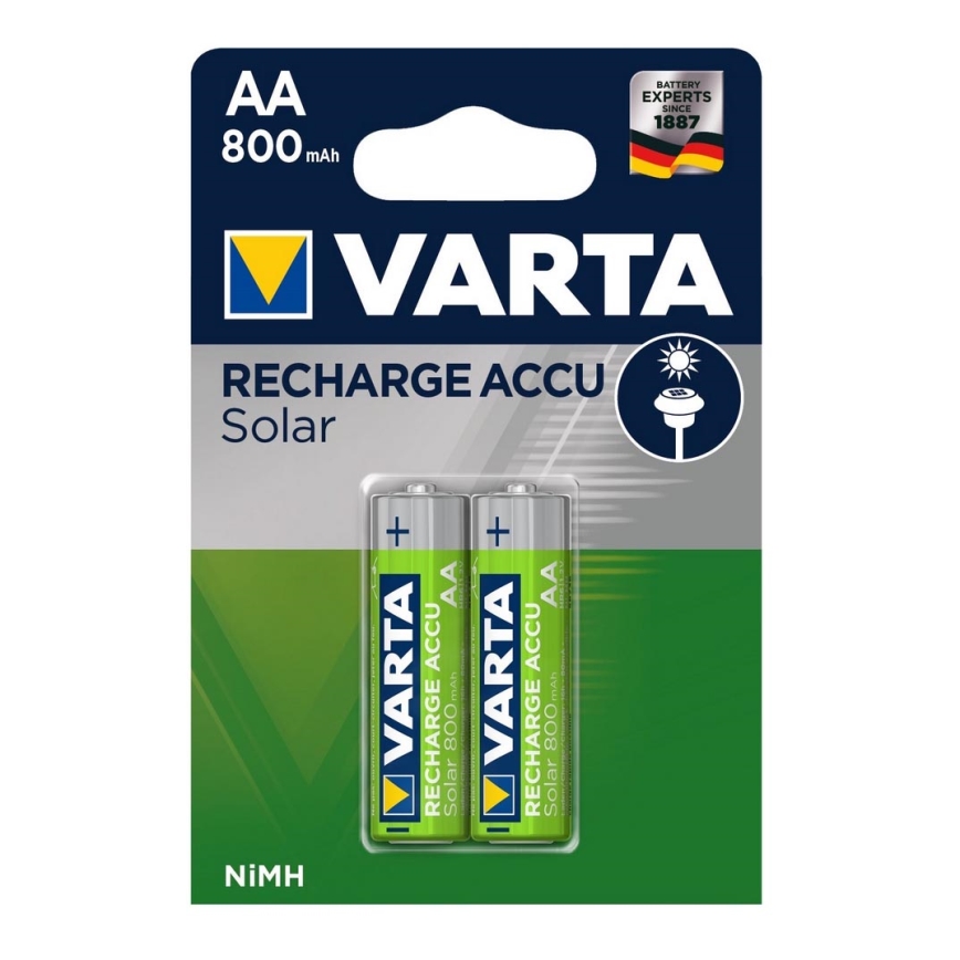 Varta 56736 - 2 pz Batteria ricaricabile SOLAR ACCU AA NiMH/800mAh/1,2V