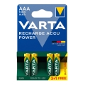Varta 5703301494 - 3+1 pz Batterie ricaricabili ACCU AAA Ni-MH/1000mAh/1,2V