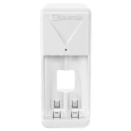 Varta 57656101401 - Caricabatterie per 2 batterie AA/AAA, 230 V