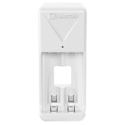 Varta 57656201421 - Caricabatterie per 2 batterie AA/AAA, 800 mAh, 230 V