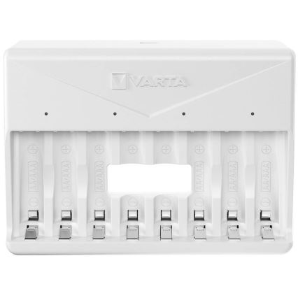 Varta 57659101401 - Caricabatterie per 8 batterie AA/AAA 5V