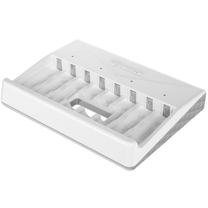 Varta 57659101401 - Caricabatterie per 8 batterie AA/AAA 5V