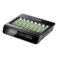 Varta 57681 - Caricabetteria LCD Smart 8xAA/AAA carica 2ore