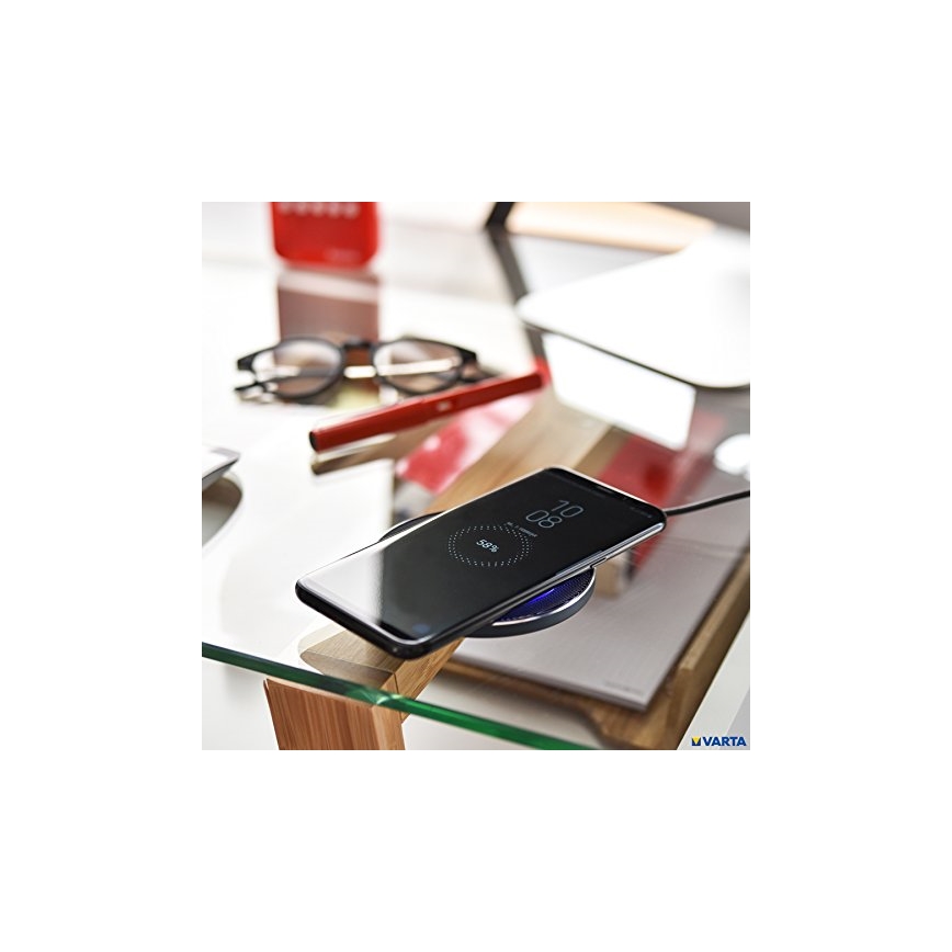 VARTA 57911 - Caricabatterie wireless tempo di ricarica 3 ore