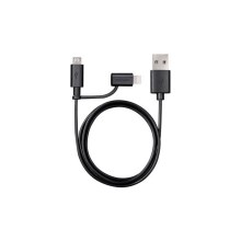 VARTA 57943 - Cavo USB con connettore Lightning e Micro USB