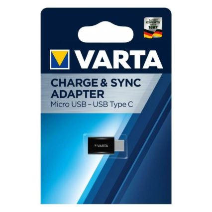 Varta 57945101401 - Adattatore da Micro-USB a USB-C