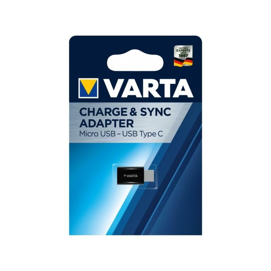 Varta 57945101401 - Adattatore da Micro-USB a USB-C