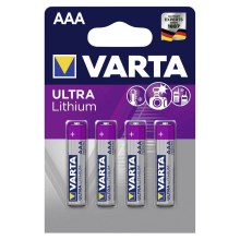 Varta 6103301404 - 4 pz Batteria al litio ULTRA AAA 1,5V